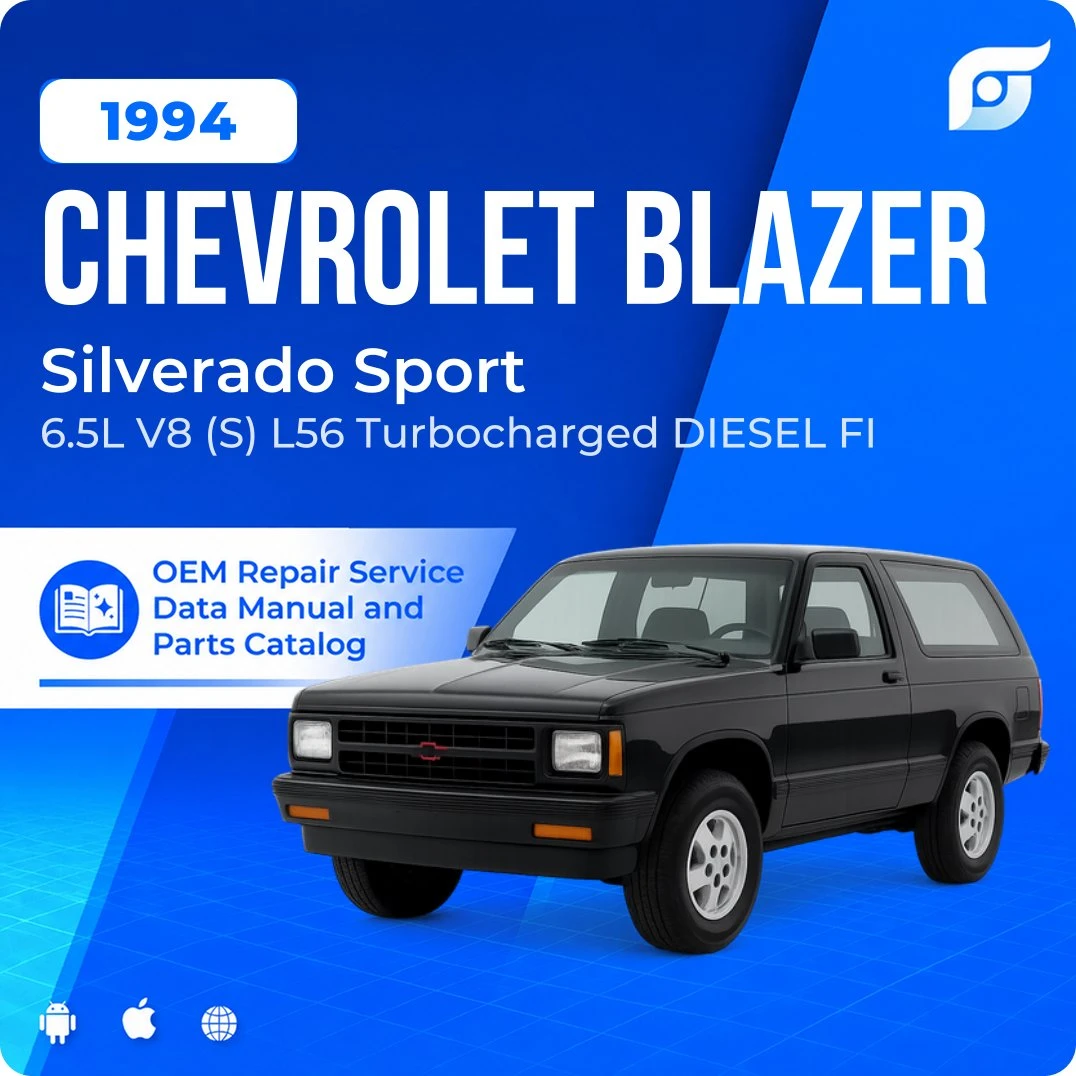 1994 Chevrolet Blazer Silverado Sport - OEM Repair Service Manual