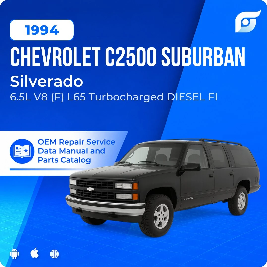 1994 Chevrolet C2500 Suburban Silverado - OEM Repair Service Manual