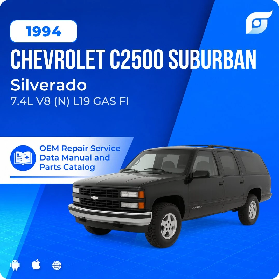 1994 Chevrolet C2500 Suburban Silverado - OEM Repair Service Manual