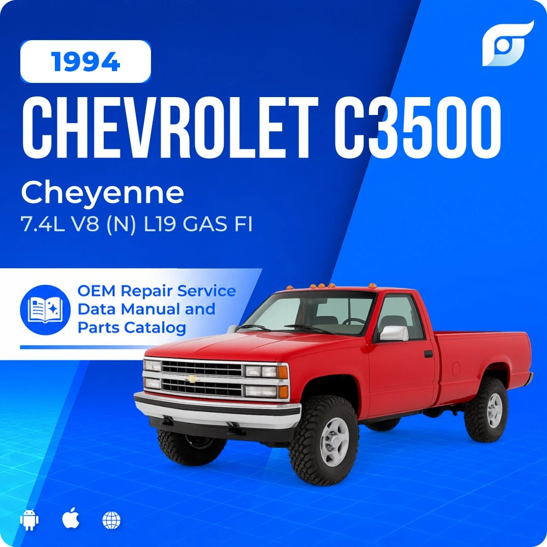 1994 Chevrolet C3500 Cheyenne - OEM Repair Service Manual