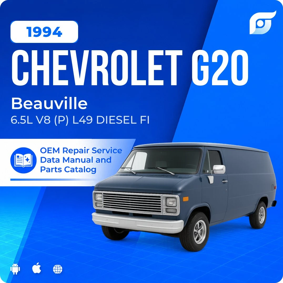 1994 Chevrolet G20 Beauville - OEM Repair Service Manual