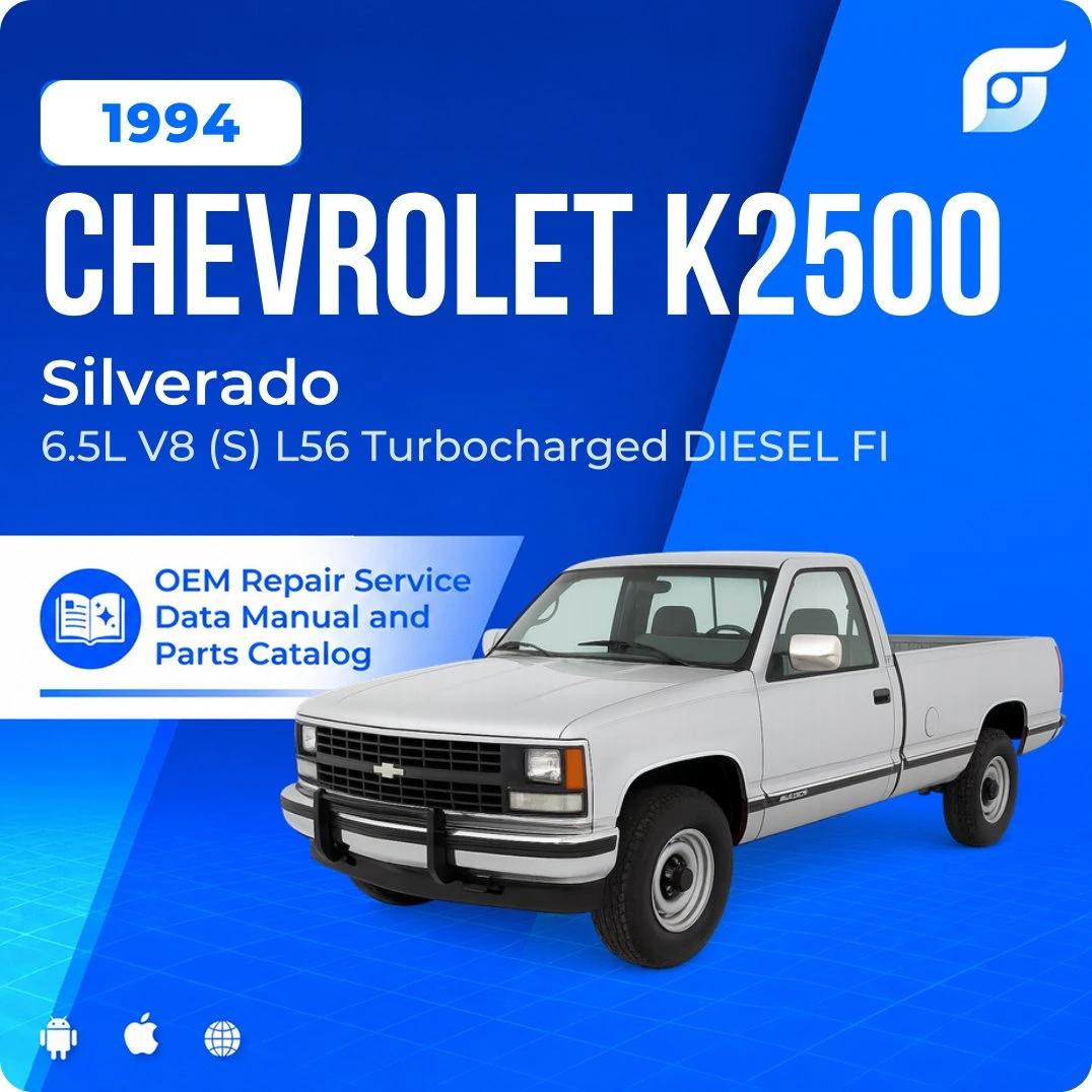 1994 Chevrolet K2500 Silverado - OEM Repair Service Manual