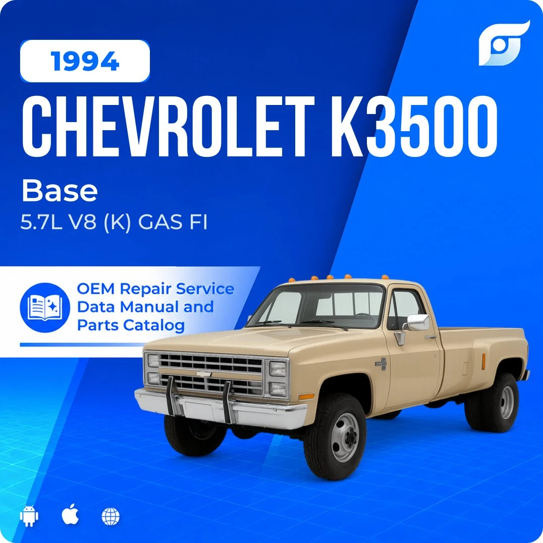 1994 Chevrolet K3500 Base - OEM Repair Service Manual
