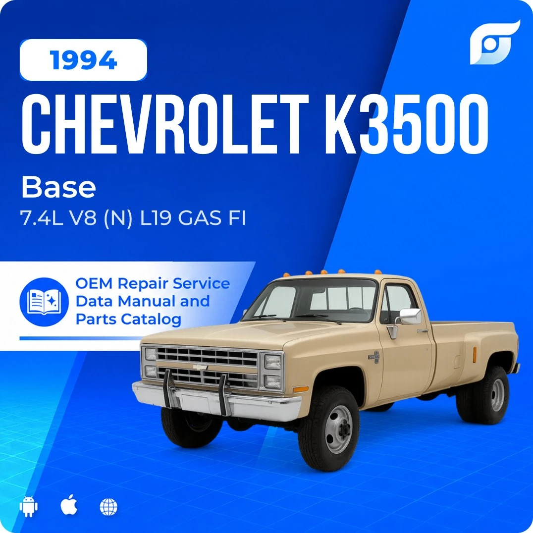 1994 Chevrolet K3500 Base - OEM Repair Service Manual