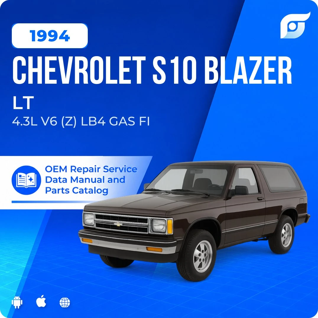 1994 Chevrolet S10 Blazer LT - OEM Repair Service Manual