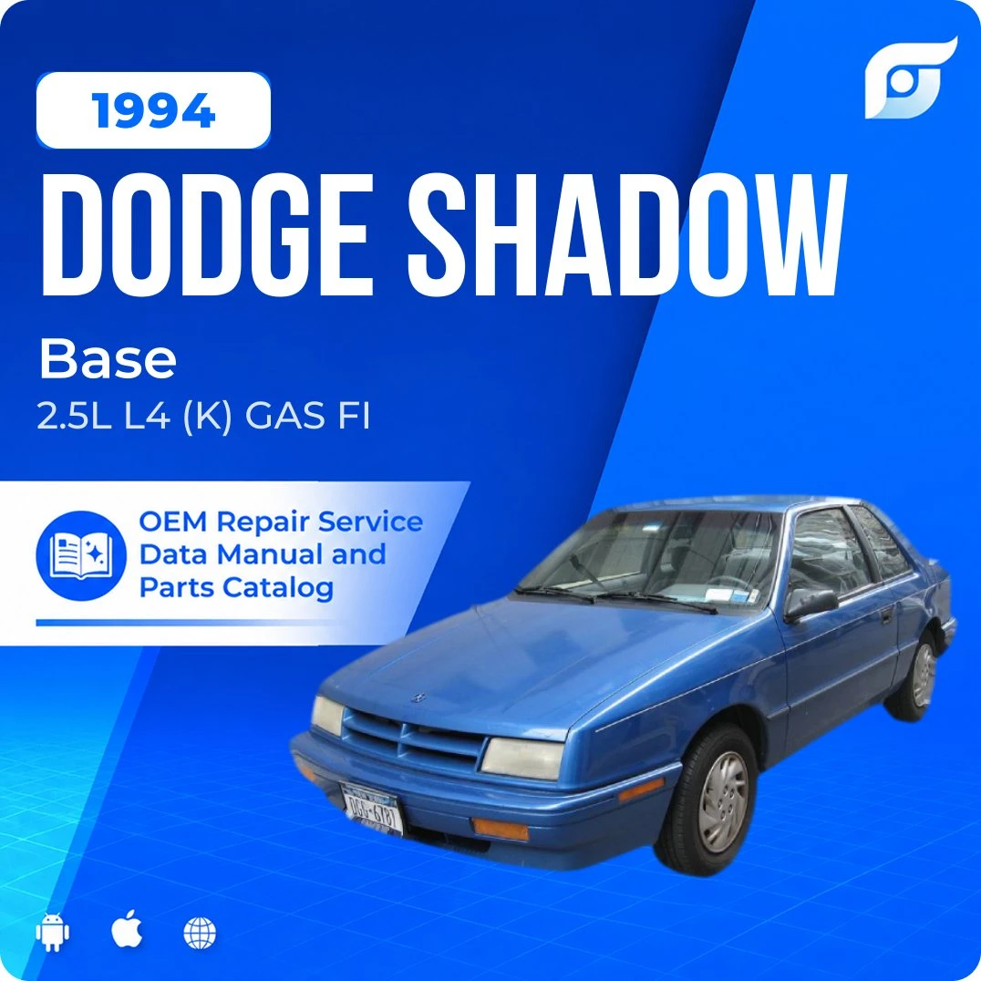 1994 Dodge Shadow Base - OEM Repair Service Manual