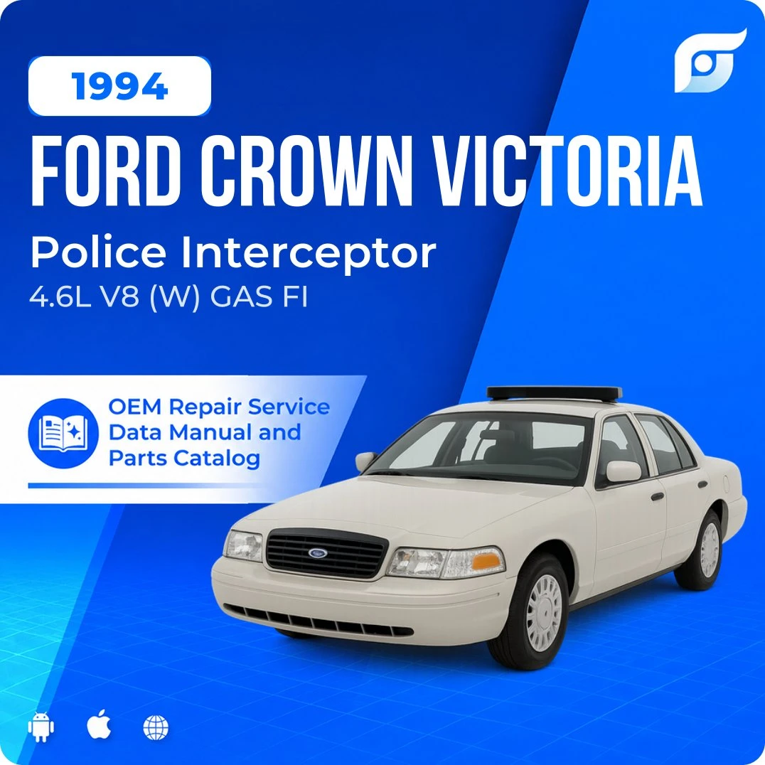 1994 Ford Crown Victoria Police Interceptor - OEM Repair Service Manual