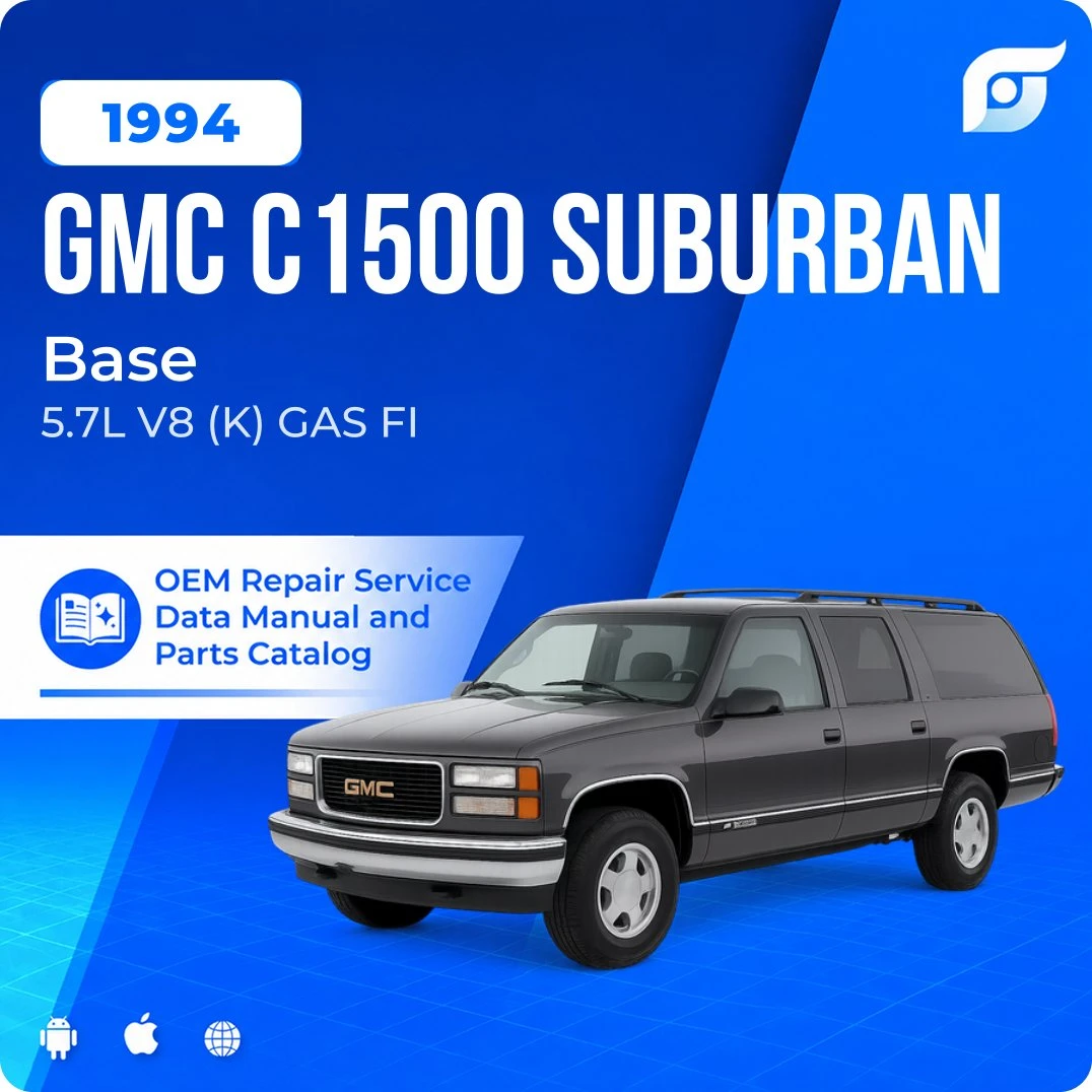 1994 GMC C1500 Suburban Base - OEM Repair Service Manual