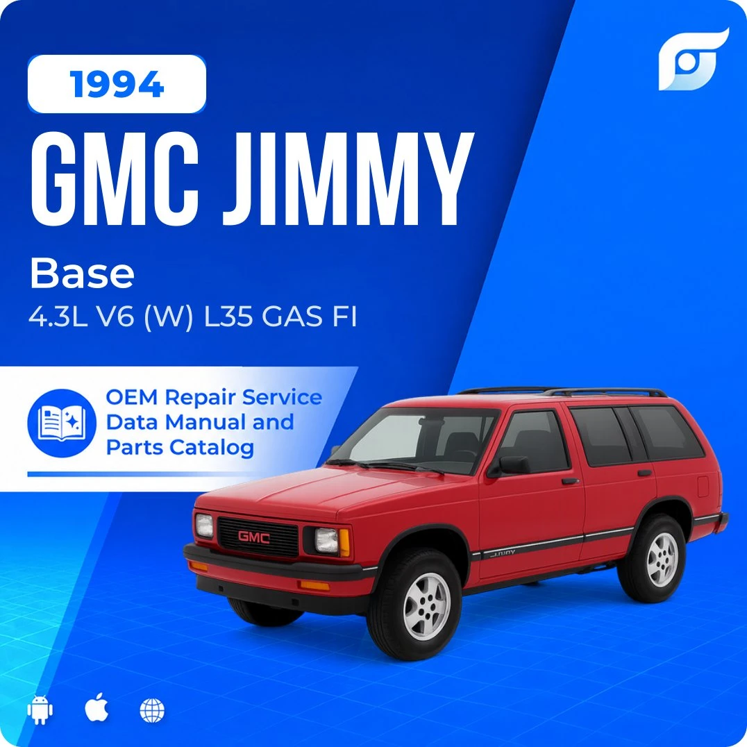 1994 GMC Jimmy Base - OEM Repair Service Manual