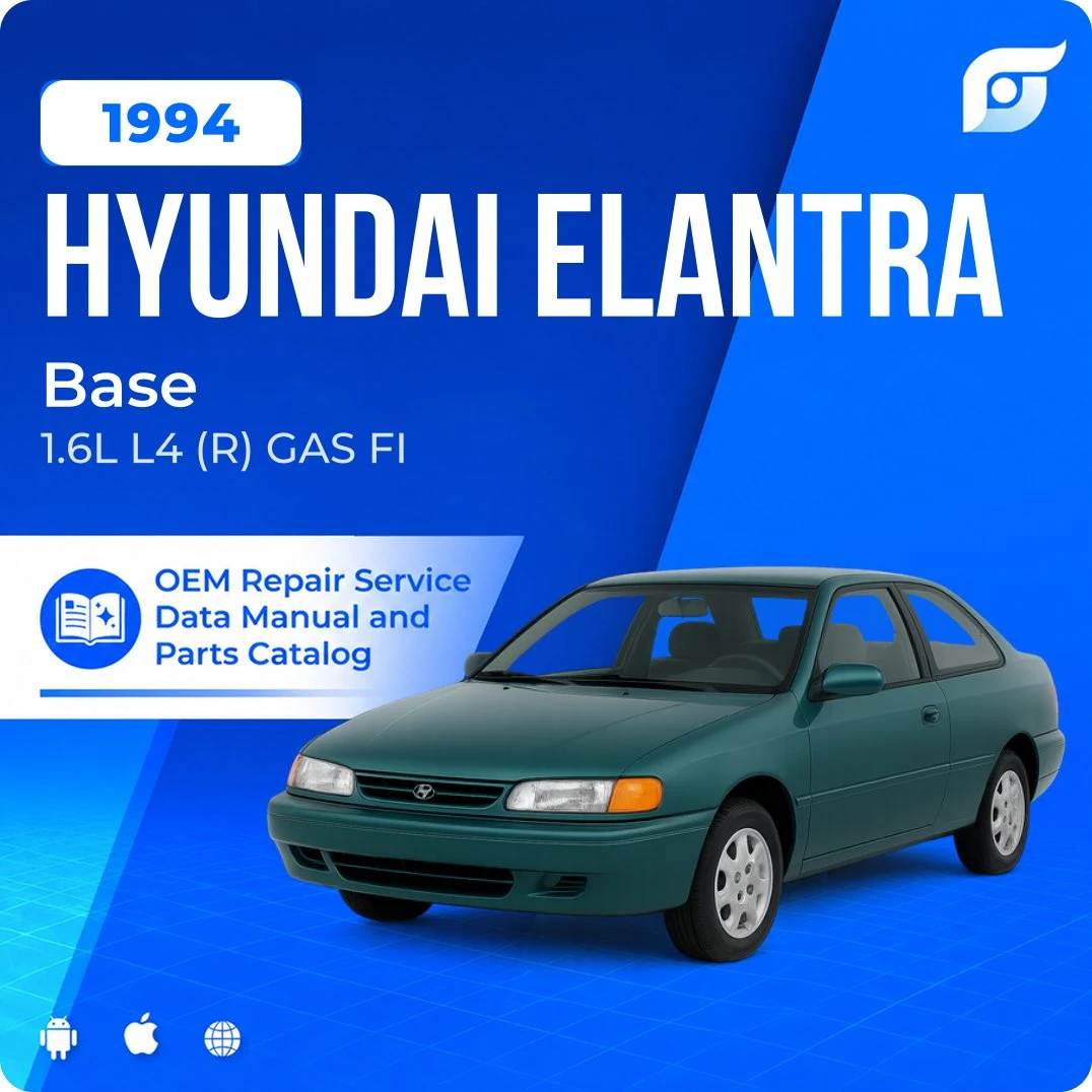 1994 Hyundai Elantra Base - OEM Repair Service Manual