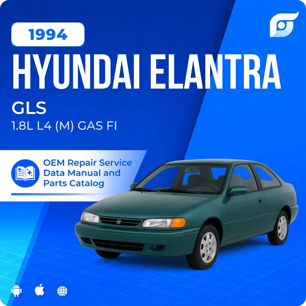 1994 Hyundai Elantra GLS - OEM Repair Service Manual