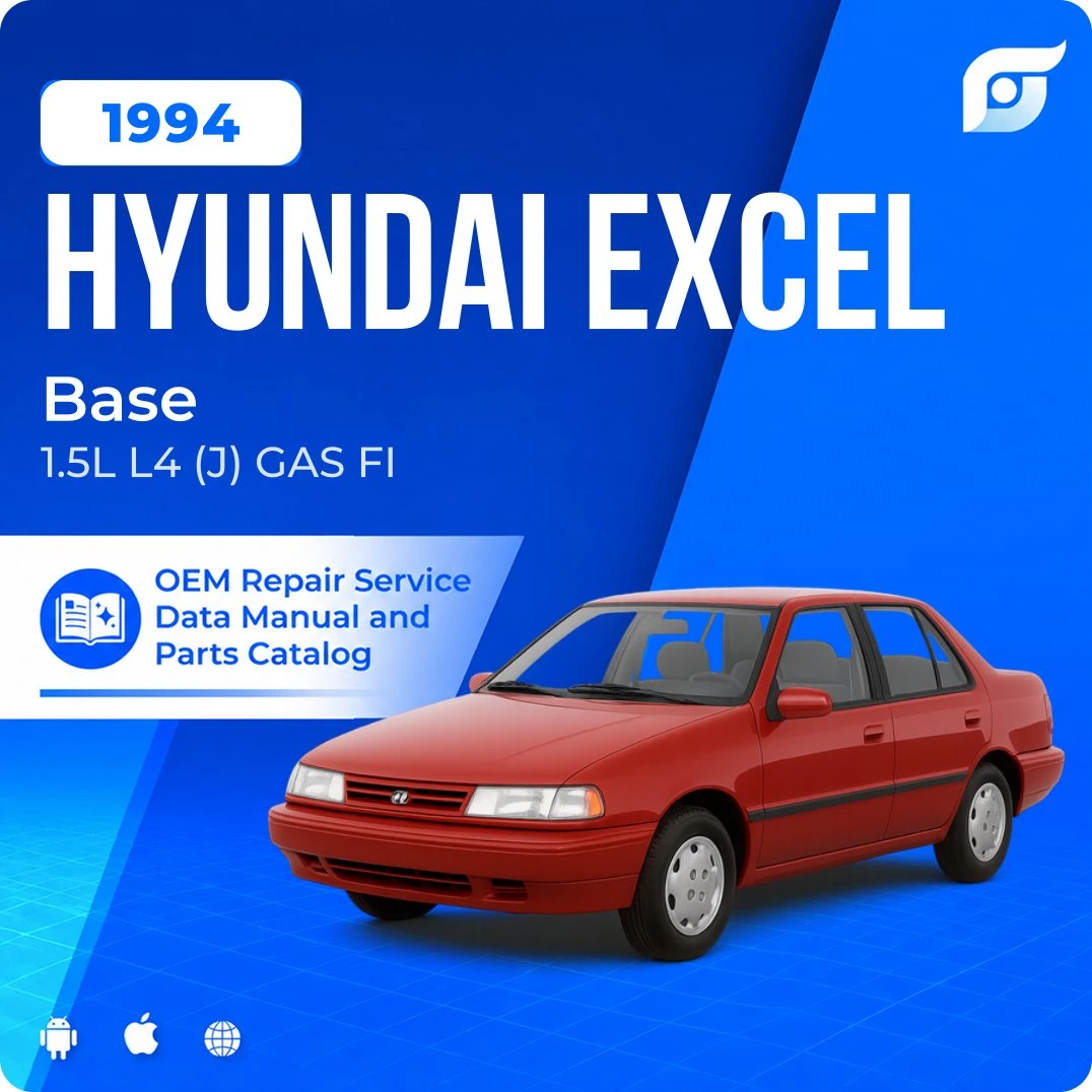 1994 Hyundai Excel Base - OEM Repair Service Manual