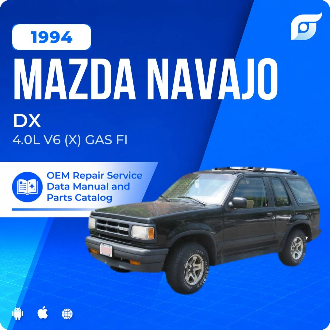 1994 Mazda Navajo DX - OEM Repair Service Manual