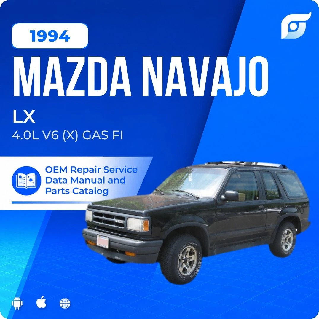 1994 Mazda Navajo LX - OEM Repair Service Manual