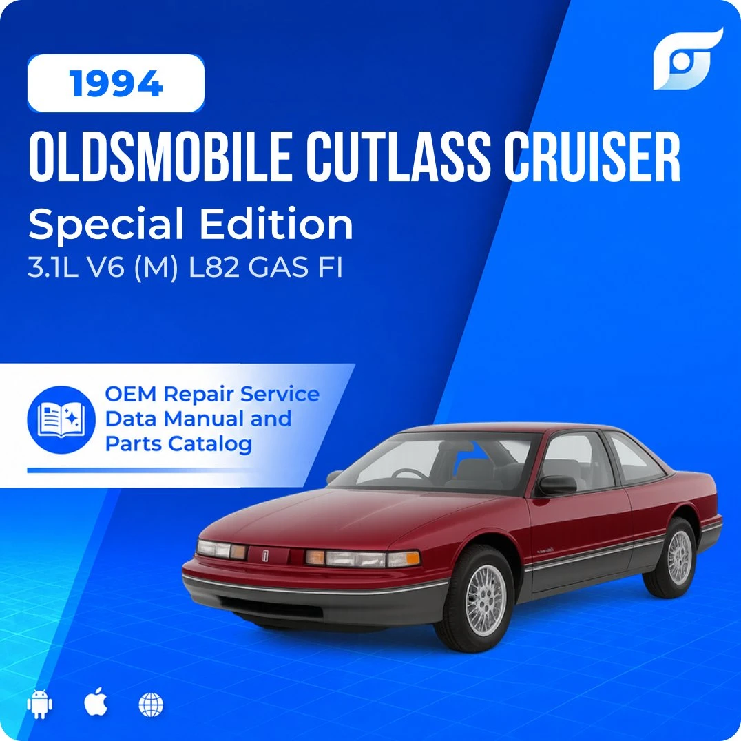 1994 Oldsmobile Cutlass Cruiser Special Edition - OEM Repair Service Manual