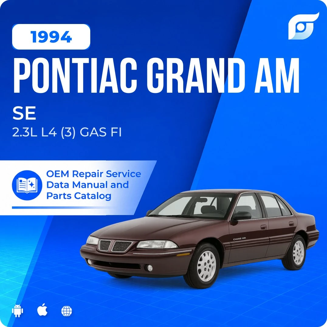 1994 Pontiac Grand Am SE - OEM Repair Service Manual
