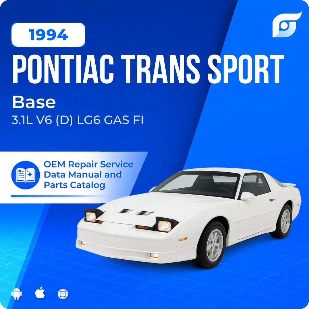 1994 Pontiac Trans Sport Base - OEM Repair Service Manual