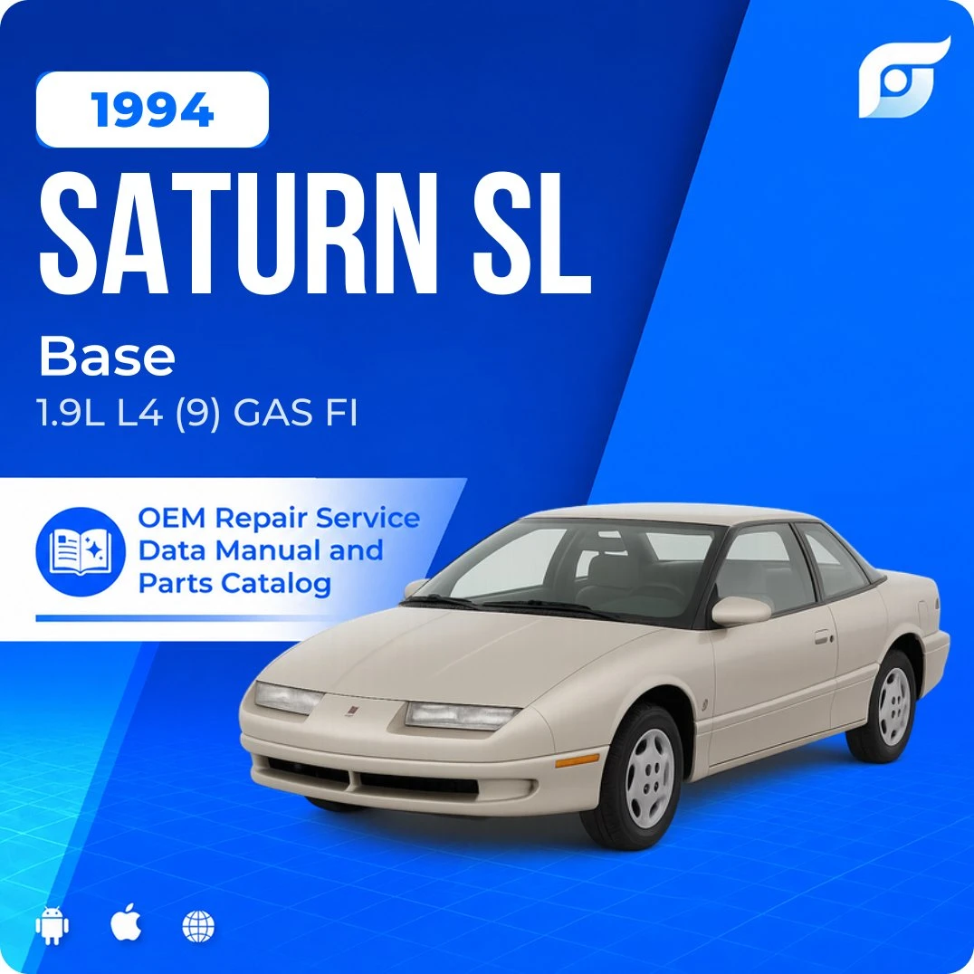 1994 Saturn SL Base - OEM Repair Service Manual