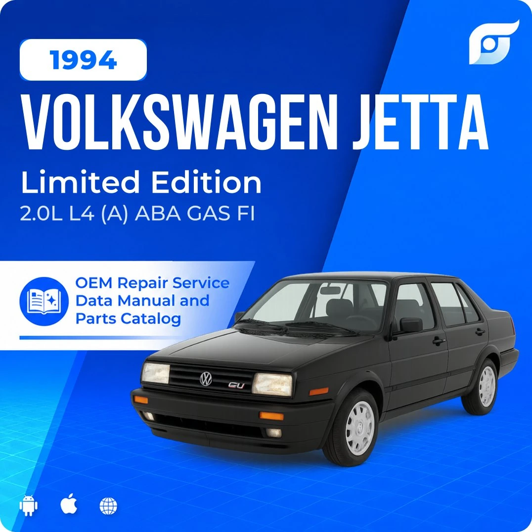1994 Volkswagen Jetta Limited Edition - OEM Repair Service Manual