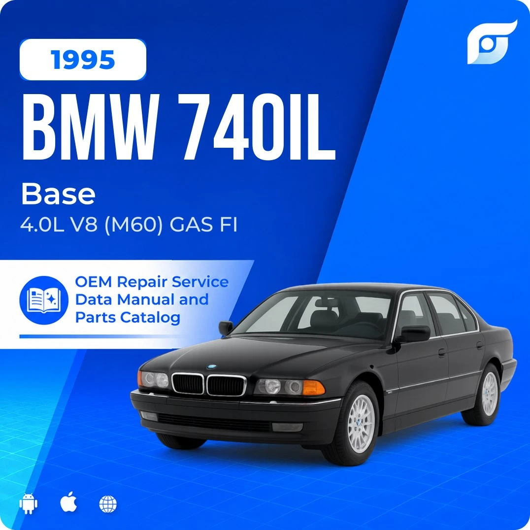 1995 BMW 740iL Base - OEM Repair Service Manual