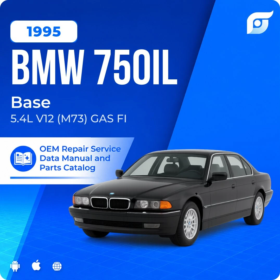 1995 BMW 750iL Base - OEM Repair Service Manual
