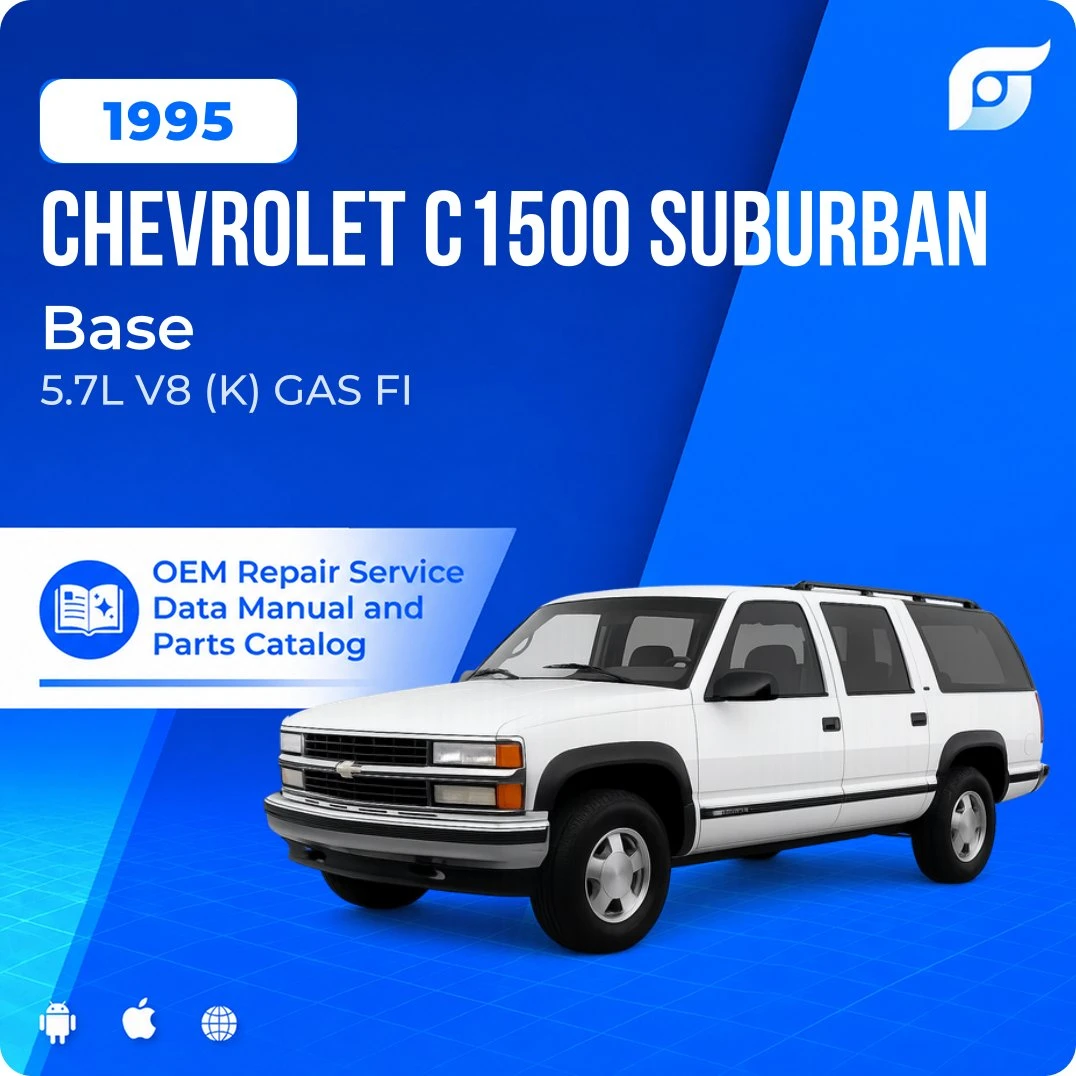 1995 Chevrolet C1500 Suburban Base - OEM Repair Service Manual