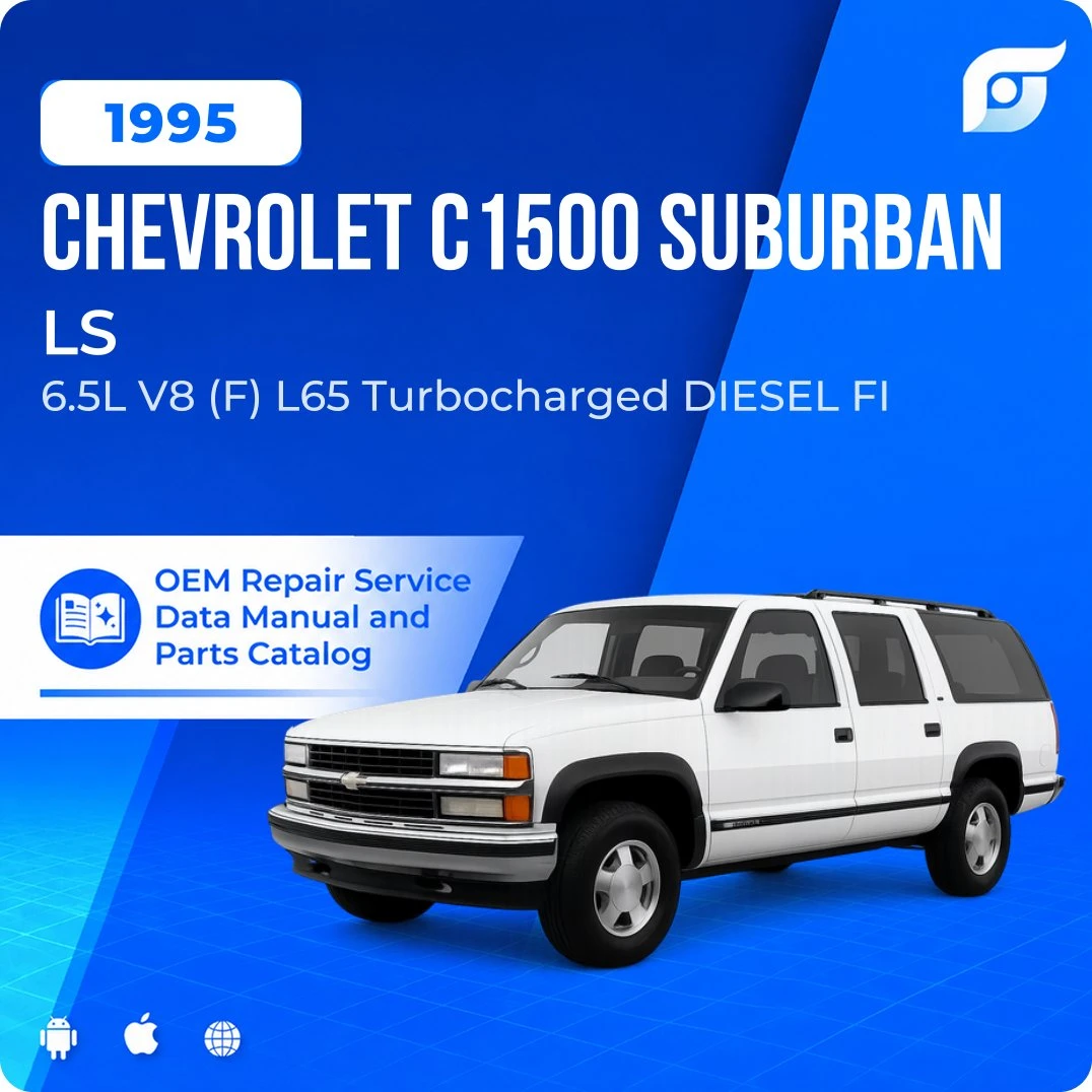 1995 Chevrolet C1500 Suburban LS - OEM Repair Service Manual