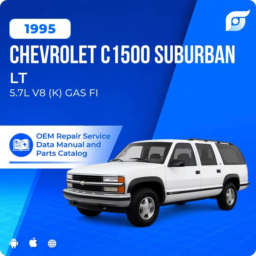 1995 Chevrolet C1500 Suburban LT - OEM Repair Service Manual