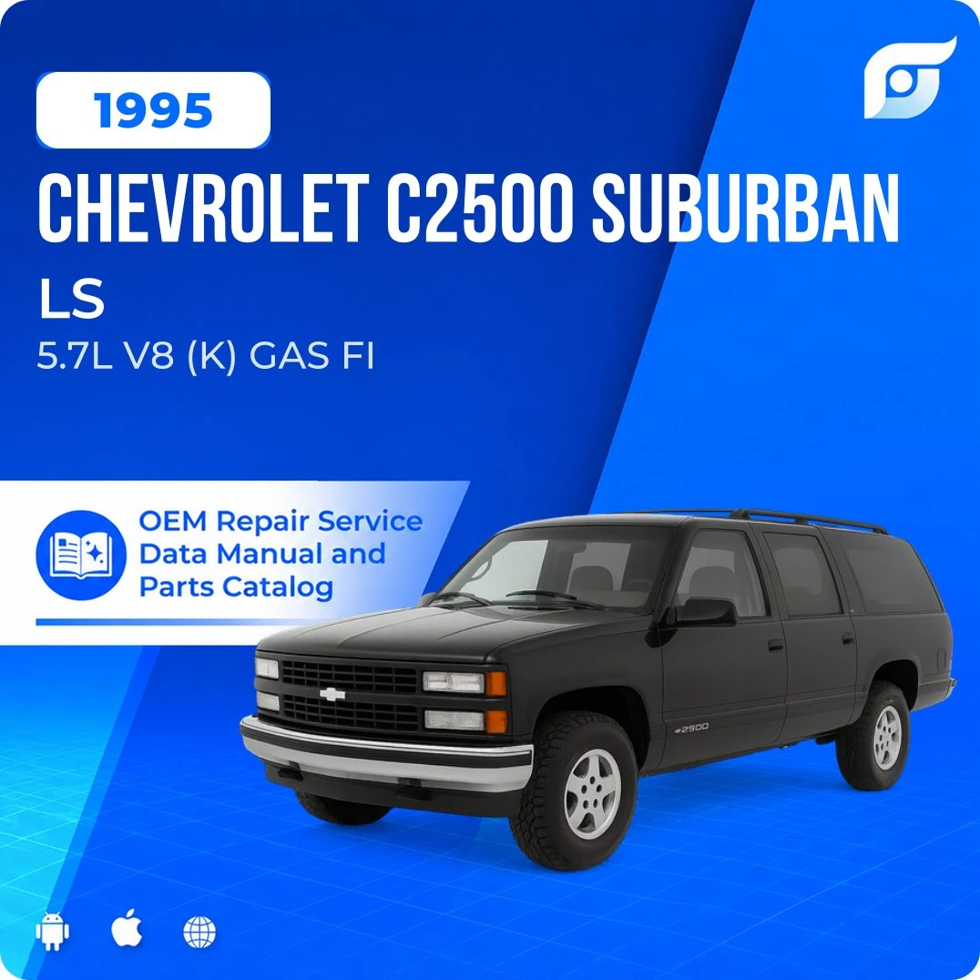 1995 Chevrolet C2500 Suburban LS - OEM Repair Service Manual