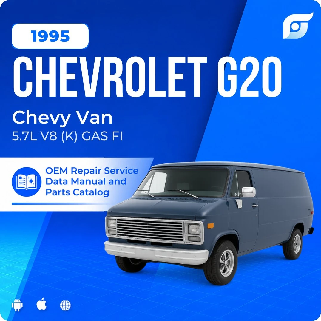 1995 Chevrolet G20 Chevy Van - OEM Repair Service Manual