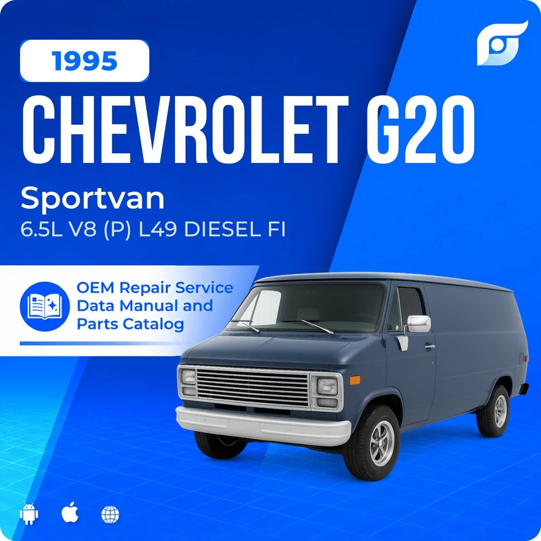 1995 Chevrolet G20 Sportvan - OEM Repair Service Manual
