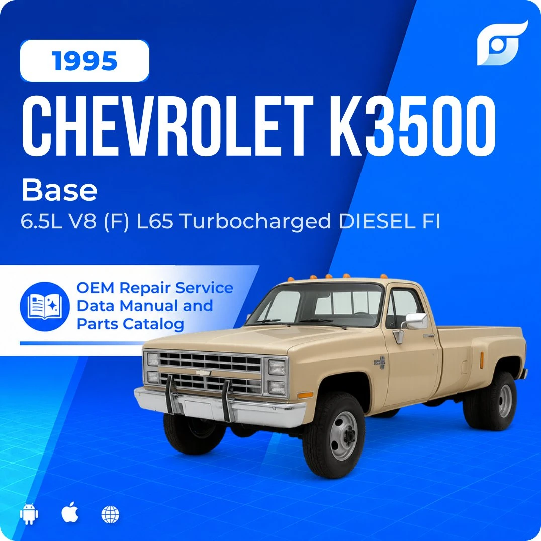 1995 Chevrolet K3500 Base - OEM Repair Service Manual