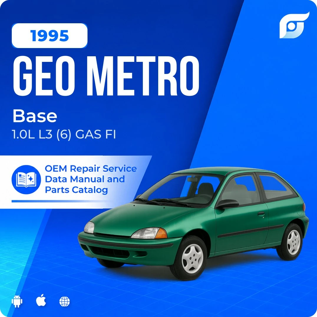 1995 Geo Metro Base - OEM Repair Service Manual