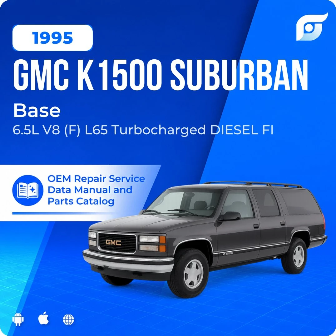 1995 GMC K1500 Suburban Base - OEM Repair Service Manual