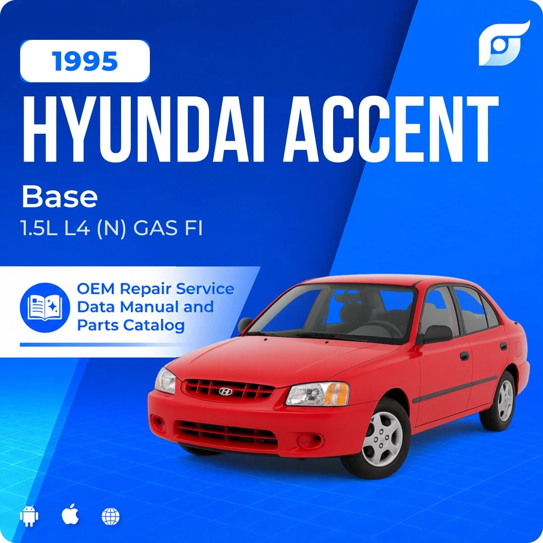 1995 Hyundai Accent Base - OEM Repair Service Manual