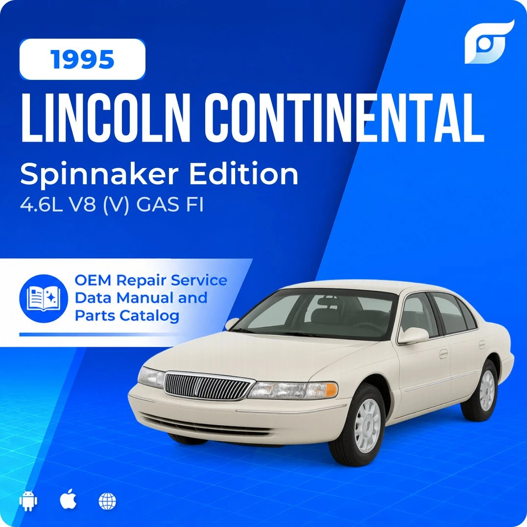 1995 Lincoln Continental Spinnaker Edition - OEM Repair Service Manual