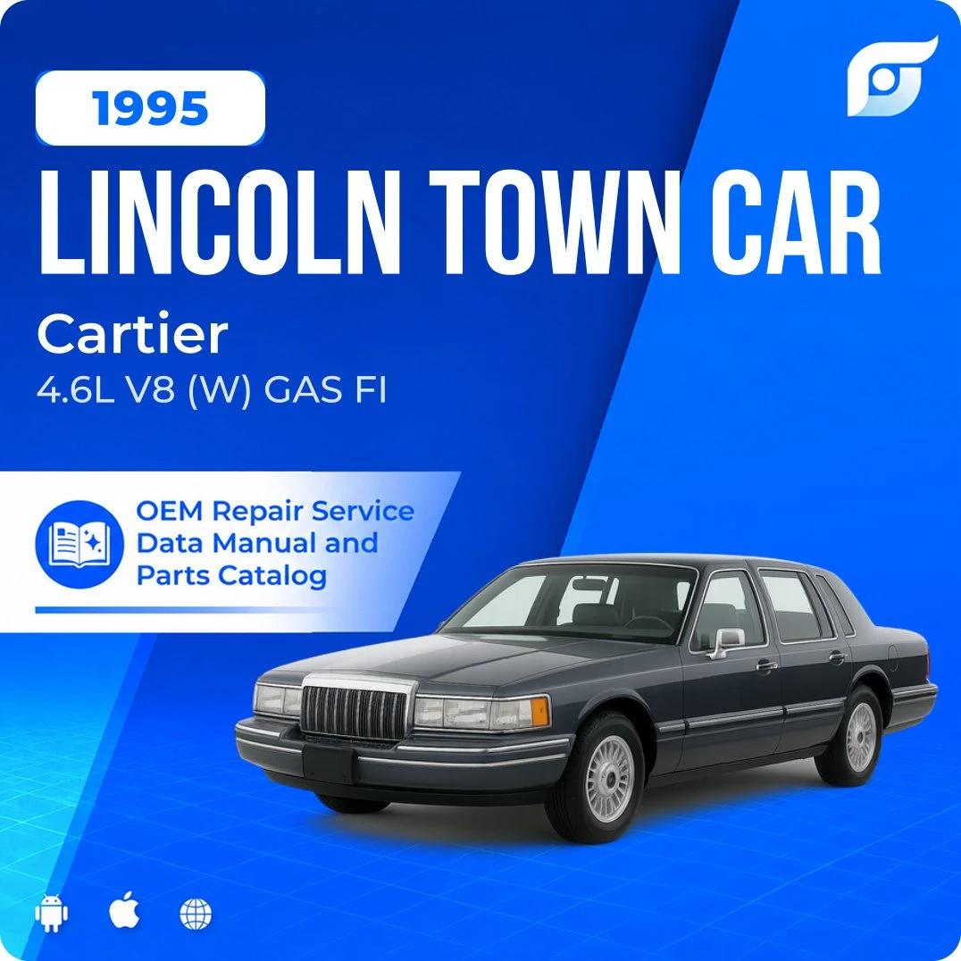 1995 Lincoln Town Car Cartier - OEM Repair Service Manual