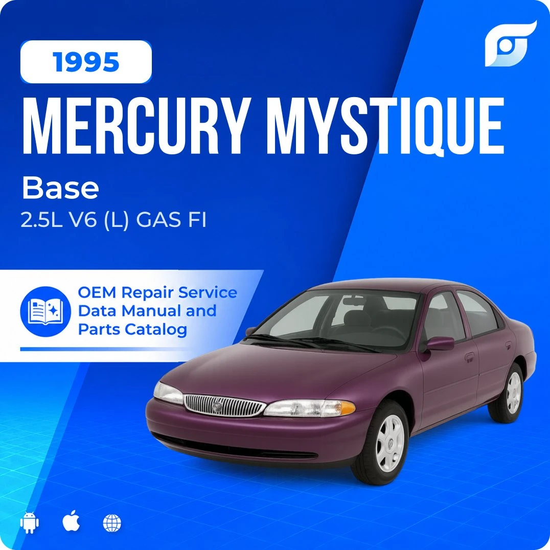 1995 Mercury Mystique Base - OEM Repair Service Manual