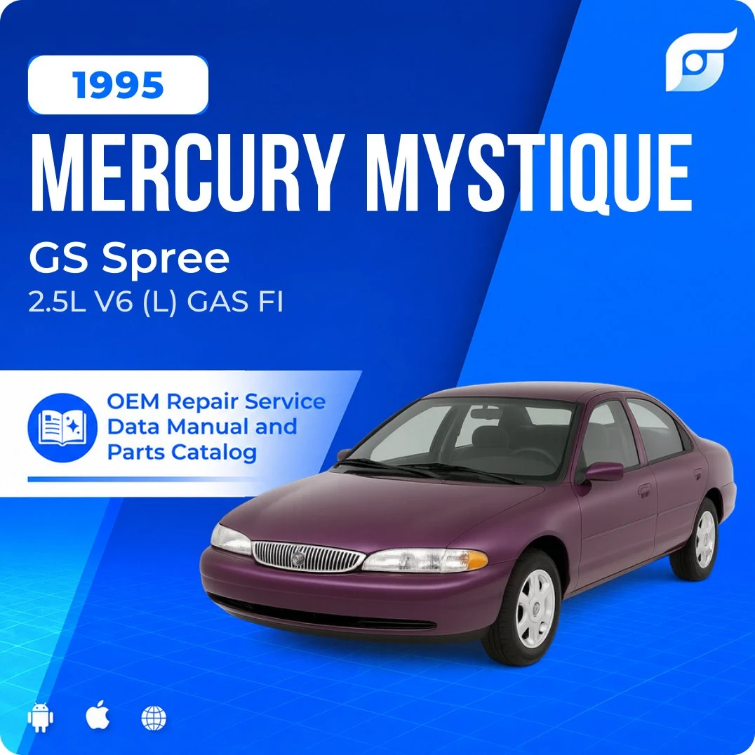 1995 Mercury Mystique GS Spree - OEM Repair Service Manual