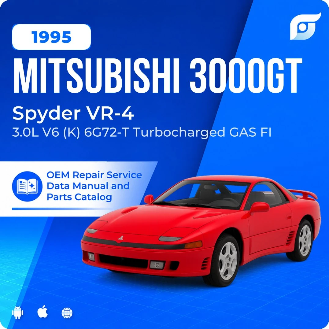 1995 Mitsubishi 3000GT Spyder VR-4 - OEM Repair Service Manual