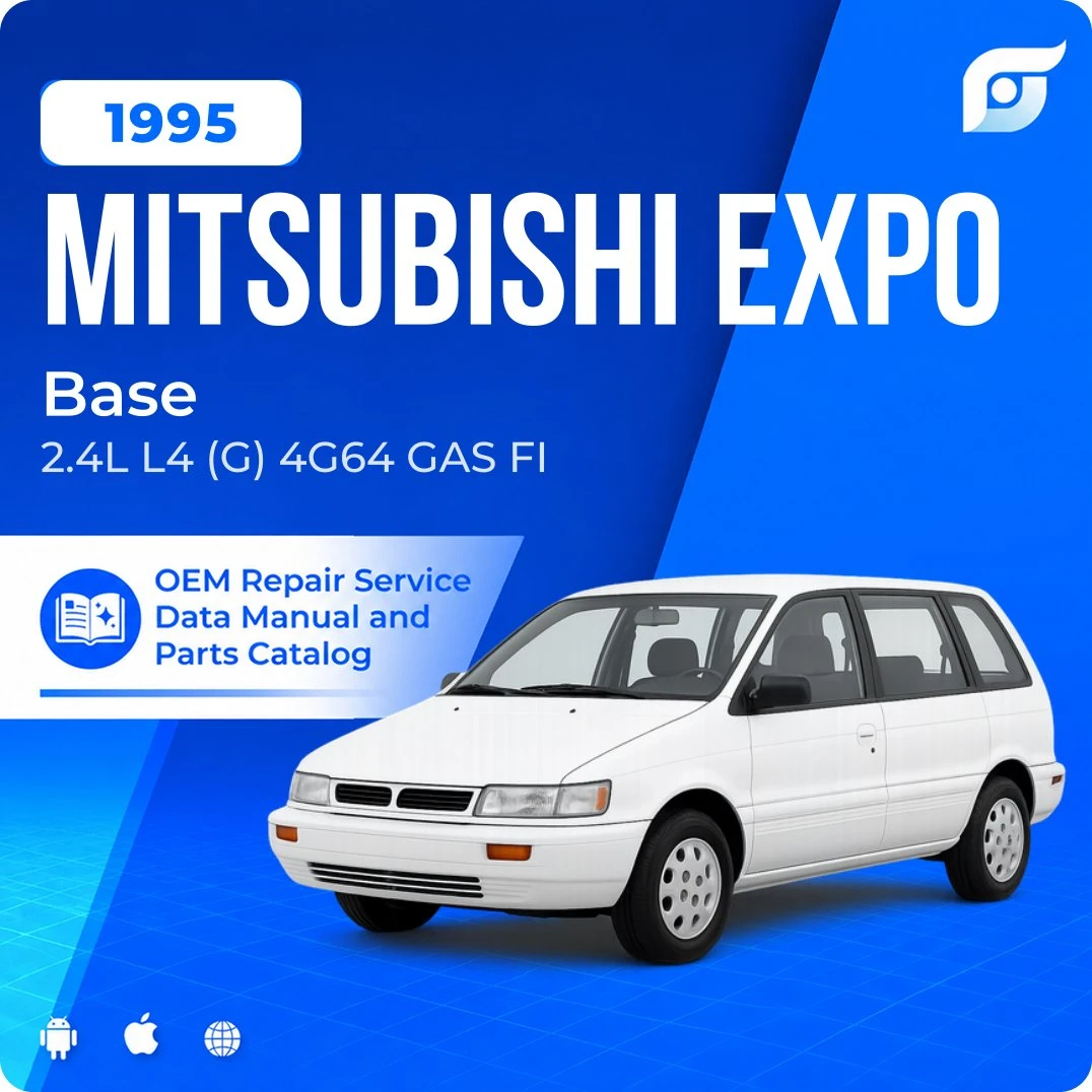 1995 Mitsubishi Expo Base - OEM Repair Service Manual