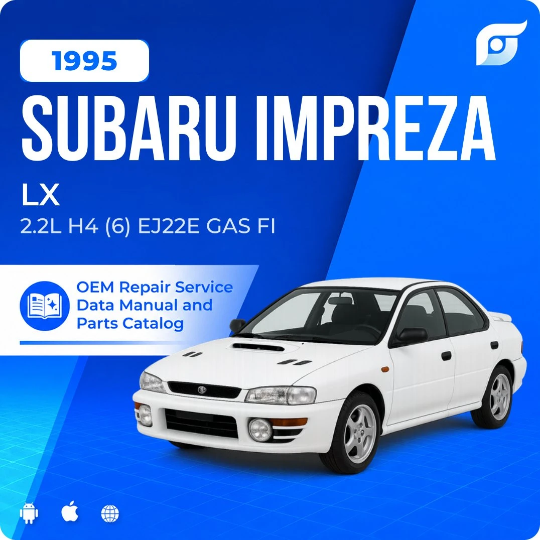 1995 Subaru Impreza LX - OEM Repair Service Manual
