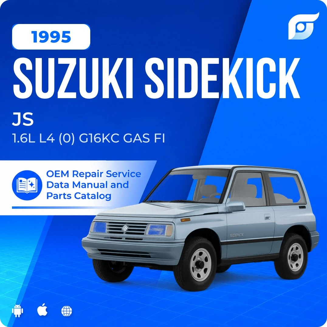 1995 Suzuki Sidekick JS - OEM Repair Service Manual