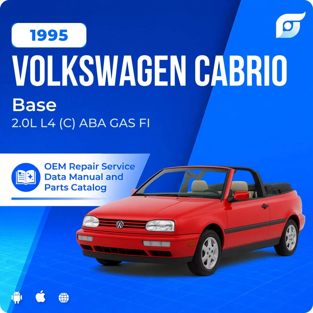1995 Volkswagen Cabrio Base - OEM Repair Service Manual