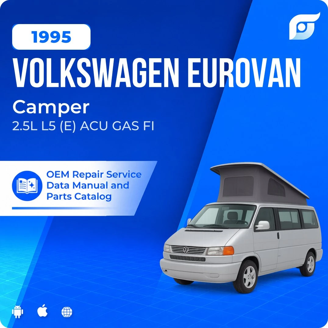 1995 Volkswagen EuroVan Camper - OEM Repair Service Manual