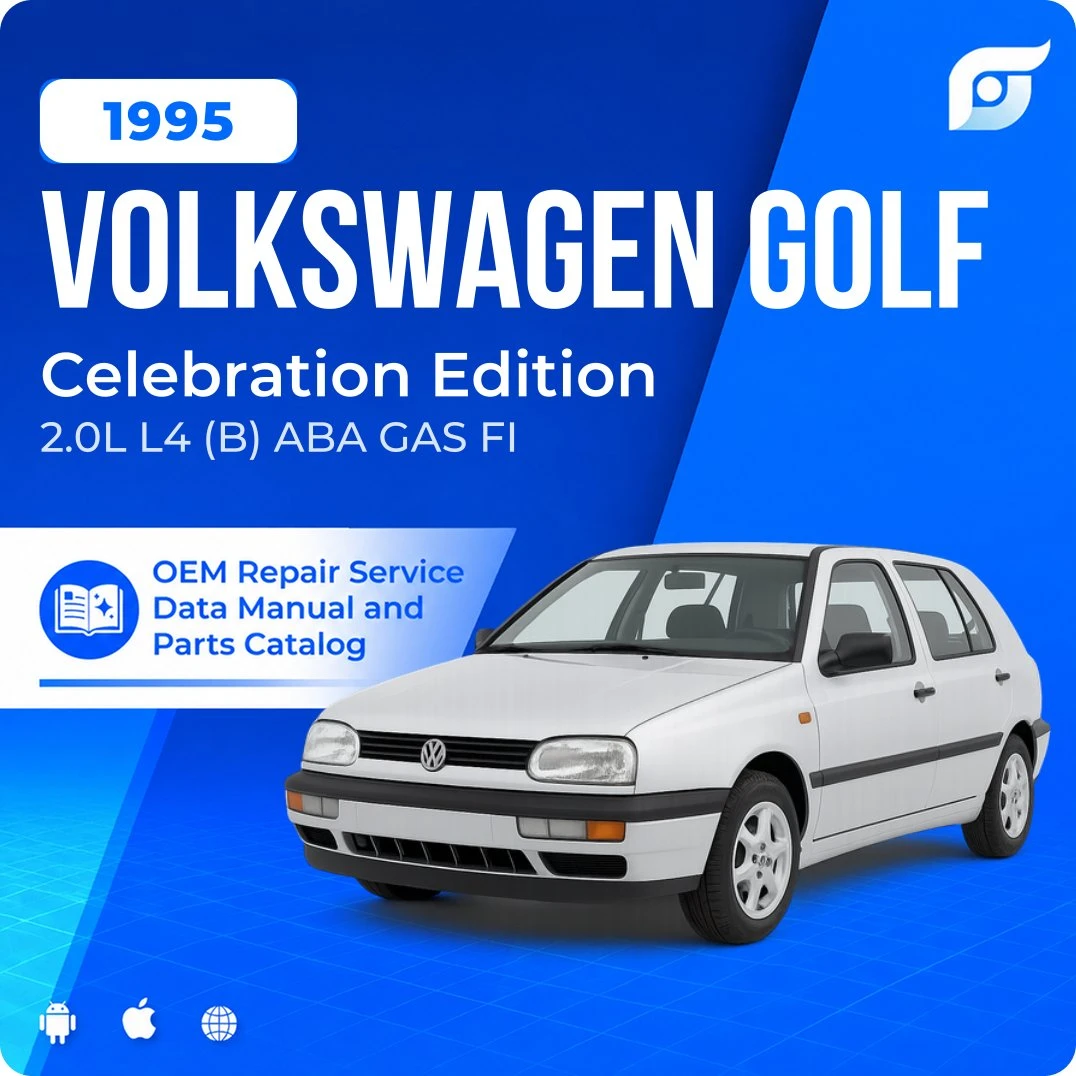 1995 Volkswagen Golf Celebration Edition - OEM Repair Service Manual