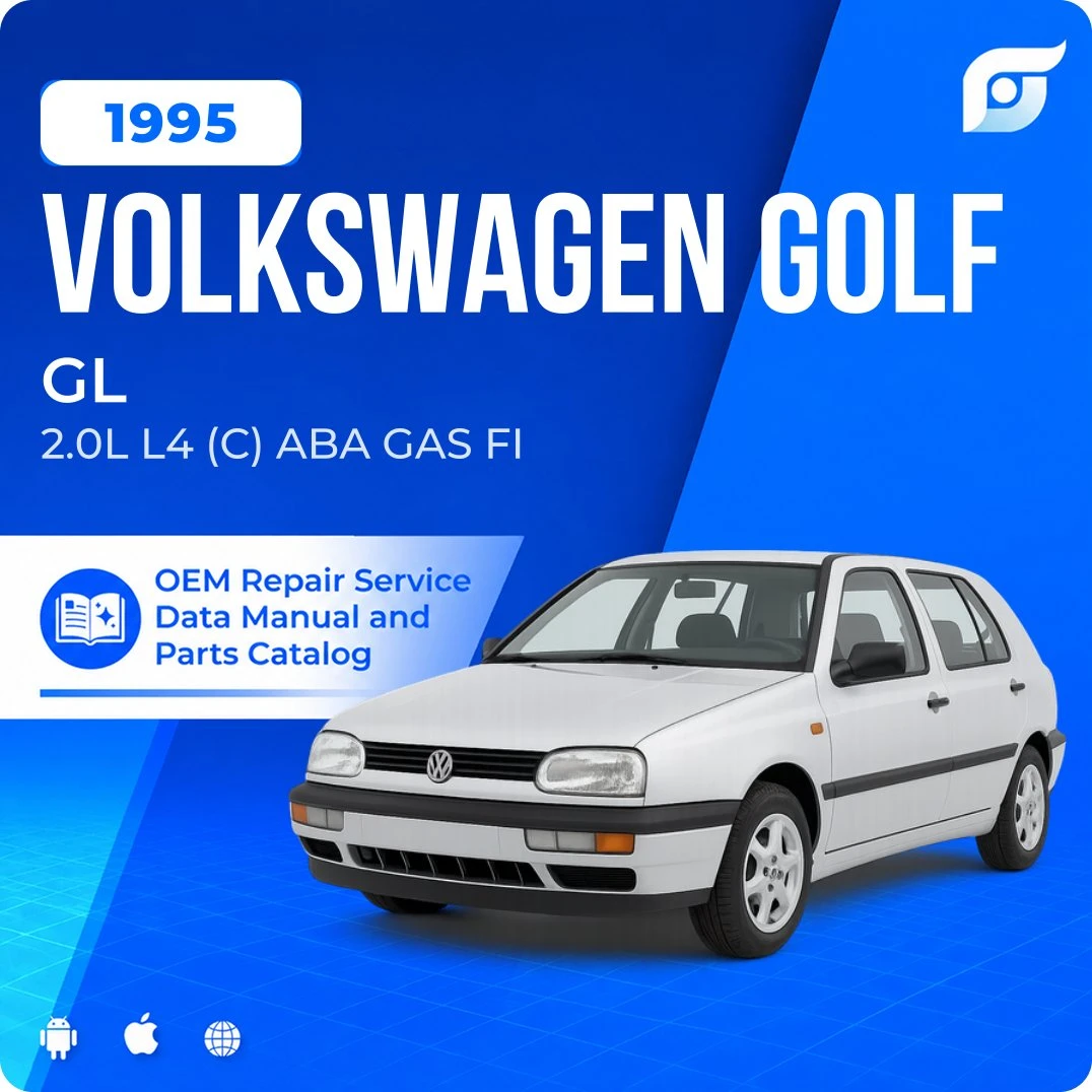 1995 Volkswagen Golf GL - OEM Repair Service Manual