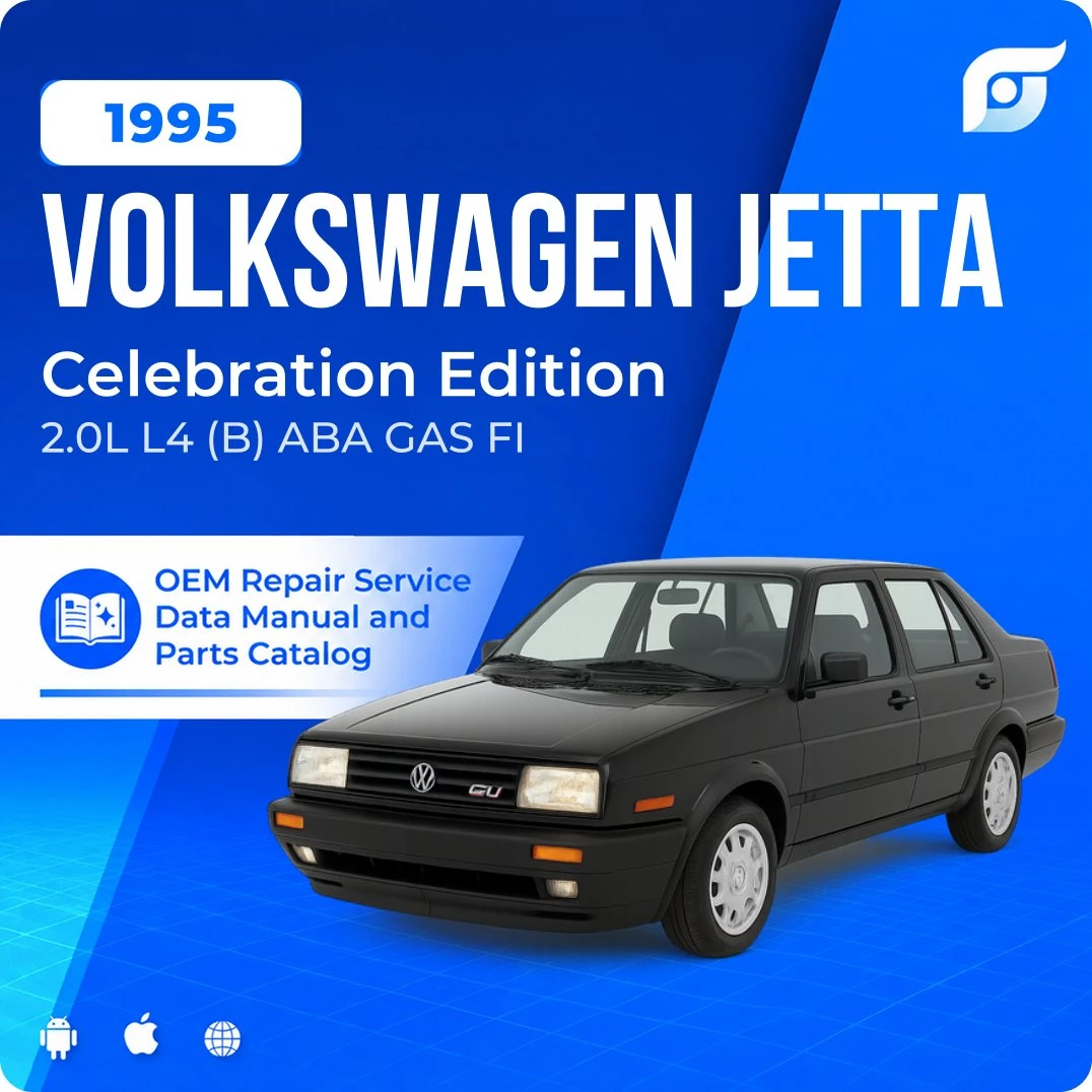 1995 Volkswagen Jetta Celebration Edition - OEM Repair Service Manual