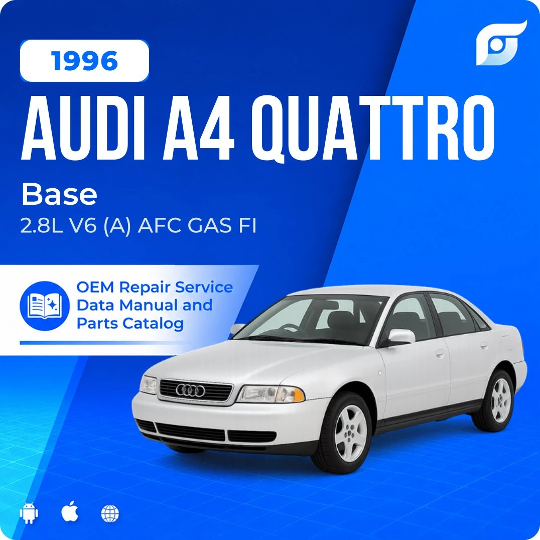 1996 Audi A4 Quattro Base - OEM Repair Service Manual