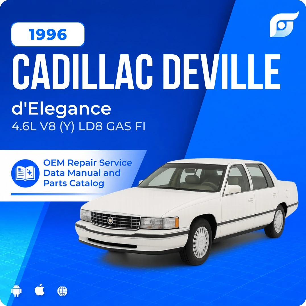 1996 Cadillac DeVille d'Elegance - OEM Repair Service Manual